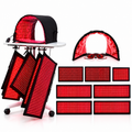 Full Body Red Light Therapy System 12,546 LED's in System. Includes 4 Pads 11" X 27", 2 Pads 11' X 16", 1 Face Dome, 1 Chin Pad