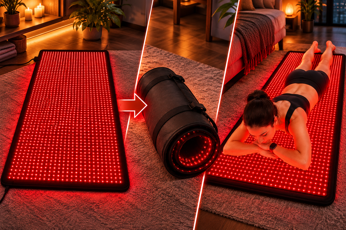 Red Light Therapy Blanket – Full Body Coverage | 660nm + 850nm Dual Wavelengths | 13,536 LEDs
