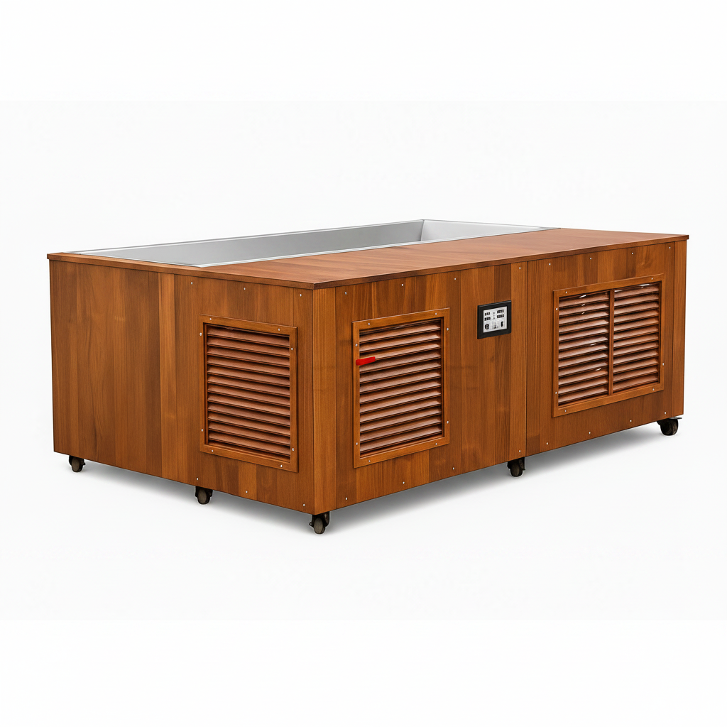TimberChill Glacier Pro Cedar Cold Plunge