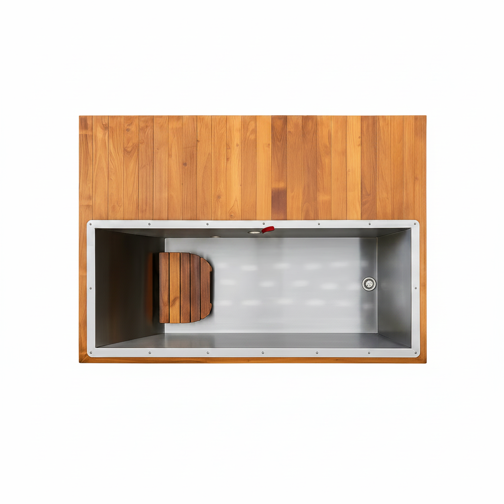TimberChill Glacier Pro Cedar Cold Plunge